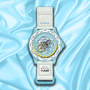 CLARO Bioplastic PRC Ome W. Traveller Flying Carrousel Watch
