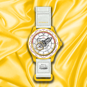 CLARO Bioplastic PRC Ome W. Traveller Flying Carrousel Watch