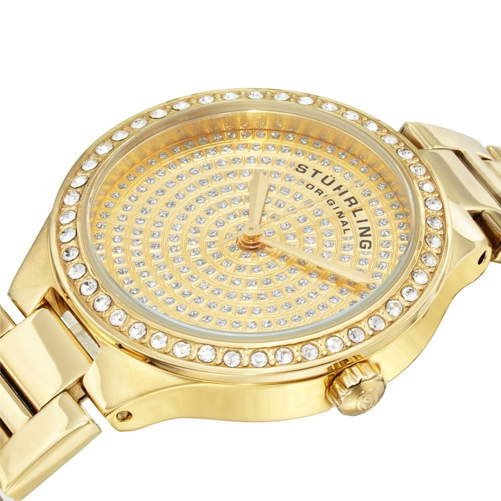 Stuhrling Symphony 683 Dial Gold Tone Women's Watch