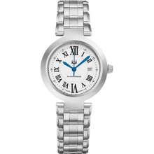 Load image into Gallery viewer, Alexander Ladies Quartz Small-second Date Watch with Stainless Steel Case on Stainless Steel Bracelet, Silver Dial