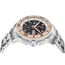 Load image into Gallery viewer, Alexander Mens Automatic Chronograph Watch with Stainless Steel and Rose Gold PVD Stainless Steel Case on Stainless Steel Bracelet, Gray Dial