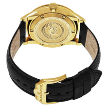 Load image into Gallery viewer, Alexander Sophisticate Swiss Quartz Gold Tone Case Leather Strap Men&#39;s Watch