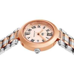 Alexander Niki Diamond Swiss Quartz 3-Hand Date Rose Gold Tone Women's Watch
