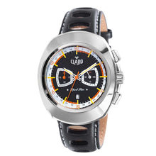 Load image into Gallery viewer, Claro Men&#39;s Sports Star Black Dial Quartz Chronograph Watch
