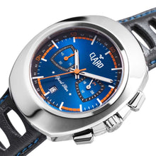 Load image into Gallery viewer, Claro Men&#39;s Sports Star Blue Dial Quartz Chronograph Watch