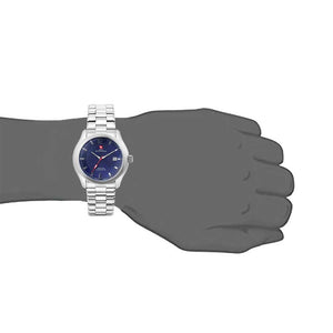 Swiss-Mountaineer Men's Gletscherhorn Blue Dial Quartz Watch