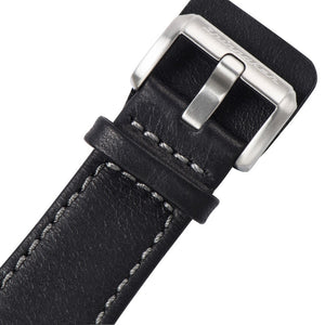 Spinnaker Hass Automatic Black Dial Leather Strap Men's Watch