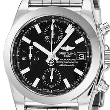 Load image into Gallery viewer, Breitling Men&#39;s Chronomat 38 Black Dial Chronograph Swiss Automatic Watch