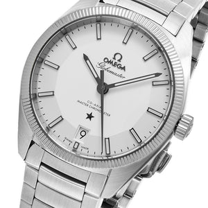 Omega Men's Constellation Globemaster Silver Dial Swiss Automatic Watch