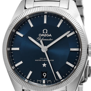 Omega Men's Constellation Globemaster Blue Dial Swiss Automatic Watch