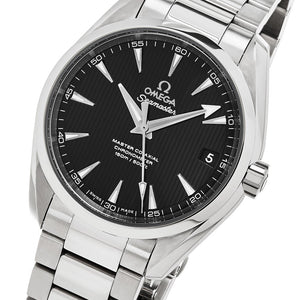 Omega Men's Seamaster AquaTerra 150M Omega Master Co-Axial Black Dial Automatic Watch