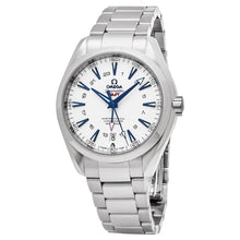 Load image into Gallery viewer, Omega Men&#39;s Seamaster AquaTerra 150M White Dial GMT Automatic Watch