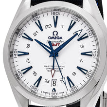 Load image into Gallery viewer, Omega Men&#39;s Seamaster Aqua Terra 150M Blue Fabric Strap GMT Automatic Watch