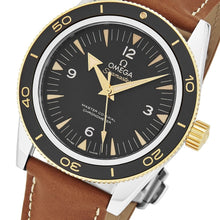 Load image into Gallery viewer, Omega Men&#39;s Seamaster 300M Leather Strap Automatic Watch