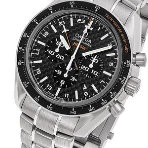 Omega Men's Speedmaster HB-SIA Solar GMT Chronograph Titanium Watch