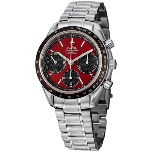 Omega Men's Speedmaster Racing Red Dial Chronograph Watch