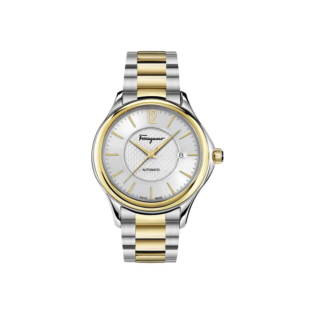 Ferragamo Men's Ferragamo Time Silver Dial Automatic Watch