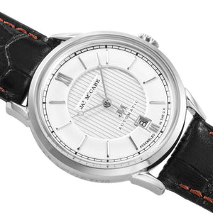 James-McCabe Heritage Automatic II White Dial Men's Watch