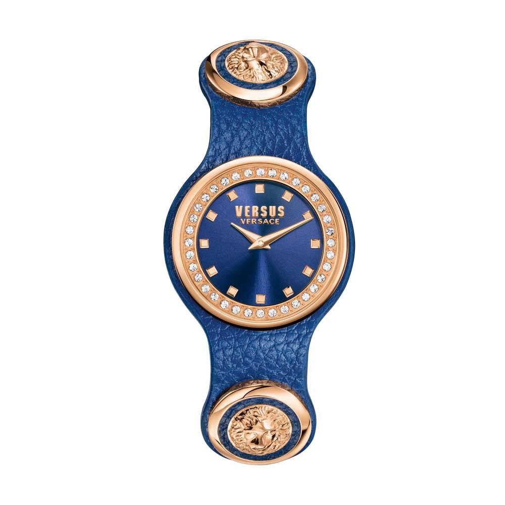 Versus-Versace Women's Carnaby Street Crystal Blue Dial Watch