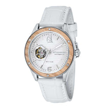 Load image into Gallery viewer, Spinnaker Sorrento Automatic White Dial White Leather Strap Men&#39;s Watch