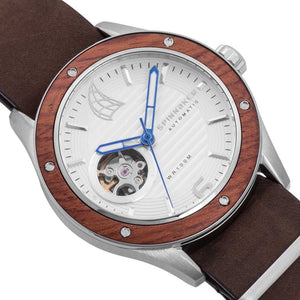 Spinnaker Sorrento Automatic White Dial Brown Leather Strap Men's Watch