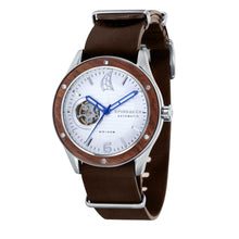 Load image into Gallery viewer, Spinnaker Sorrento Automatic White Dial Brown Leather Strap Men&#39;s Watch