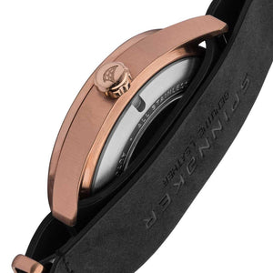Spinnaker Sorrento Automatic Brown Dial Rose Gold Tone Men's Watch