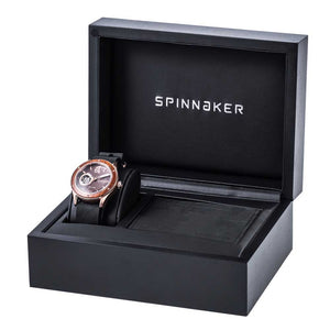 Spinnaker Sorrento Automatic Brown Dial Rose Gold Tone Men's Watch