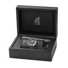 Load image into Gallery viewer, Spinnaker Tavolara Automatic Blue Dial Leather Strap and Nato Strap Men&#39;s Watch