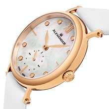 Load image into Gallery viewer, Alexander Roxana Swiss Quartz White Mother of Pearl Dial Rose Gold Tone Case Women&#39;s Watch