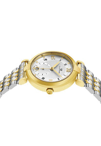Alexander Olympias Swiss Quartz Yellow Gold Tone Stainless Steel Case Stainless Steel Bracelet Women's Watch