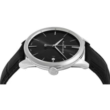 Load image into Gallery viewer, Alexander Sophisticate Swiss Quartz Silver Tone Case Leather Strap Men&#39;s Watch