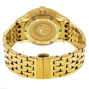 Alexander Sophisticate Swiss Quartz Gold Tone Bracelet Men's Watch
