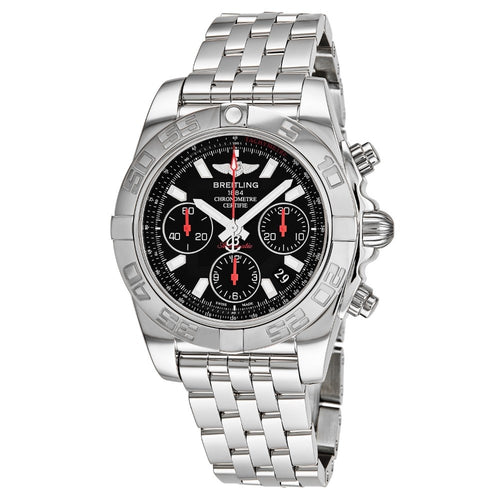Breitling Men's Chronomat 41 Black Dial Chronograph Swiss Automatic Watch