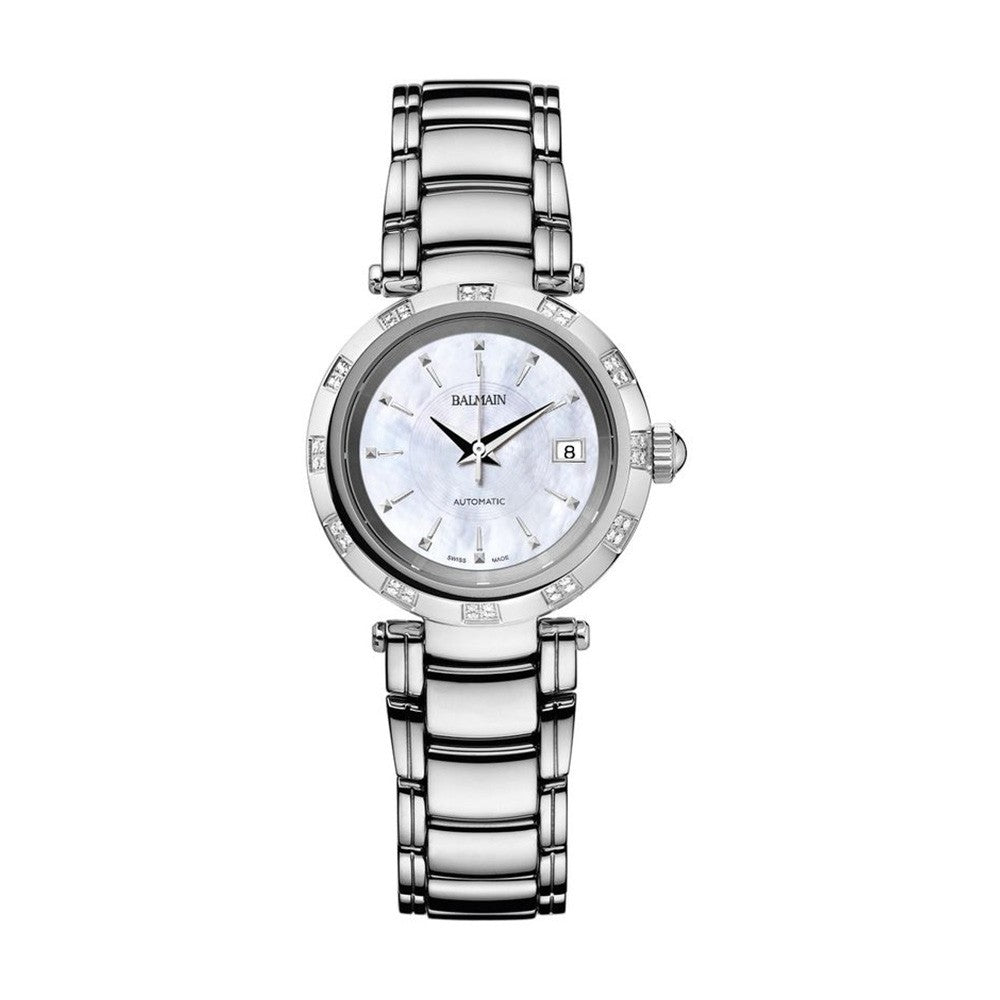 Balmain Women's Classica Mother-of-Pearl Dial Diamond Automatic Watch