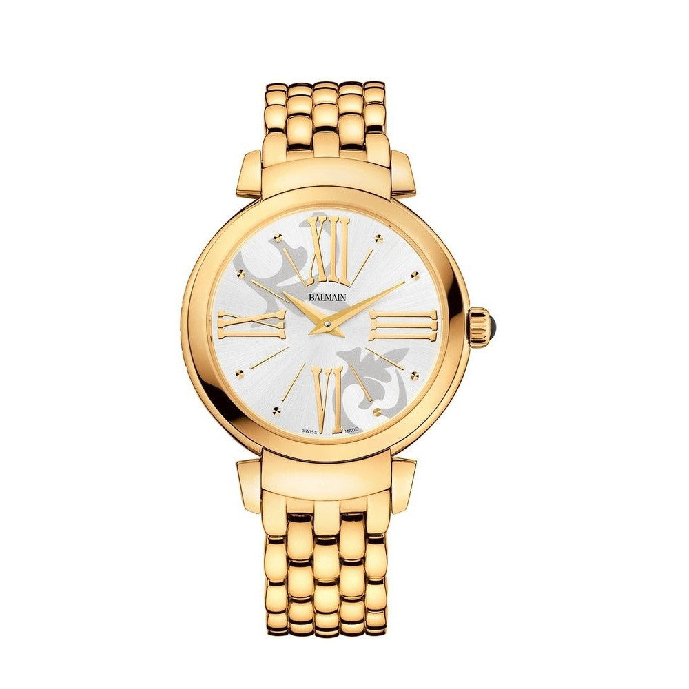 Balmain Women's Beleganza Lady Arabesque Dial Gold Stainless Steel Quartz Watch