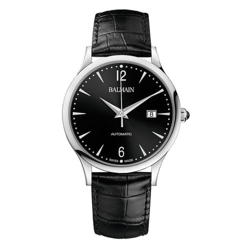 Balmain Men's Classic R Gent Black Dial Automatic Watch