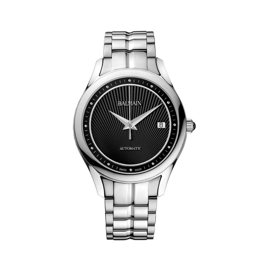 Balmain Women's Balmain Maestria Gent Round Black Dial Stainless Steel Automatic Watch