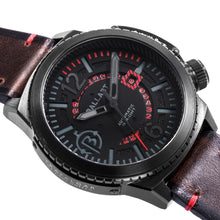 Load image into Gallery viewer, Ballast Trafalgar Automatic Black Dial Red Stitching Men&#39;s Watch