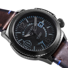 Load image into Gallery viewer, Ballast Trafalgar Automatic Black Dial Blue Stitching Men&#39;s Watch