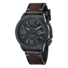 Load image into Gallery viewer, Ballast Trafalgar Automatic Black Dial Green Stitching Men&#39;s Watch