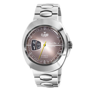 Claro Men's Sports Star Grey Dial Automatic Watch