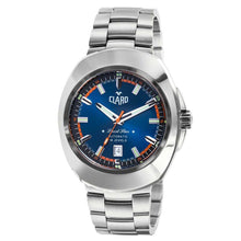 Load image into Gallery viewer, Claro Men&#39;s Sports Star Silver Tone Automatic Watch