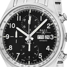 Load image into Gallery viewer, Ball Men&#39;s Trainmaster Pulsemeter II Black Dial Chronograph Swiss Automatic Watch