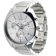 Load image into Gallery viewer, Calvin-Klein Men&#39;s Exchange Silver Dial Chronograph Watch