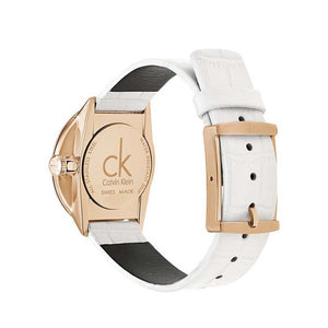 Calvin-Klein Women's Accent Silver Dial Watch