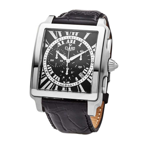Claro Men's Ascender Black Quartz Chronograph Watch