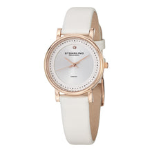 Load image into Gallery viewer, Stuhrling Lady Casatorra Silver Dial Off-White Strap Women&#39;s Watch