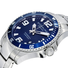 Load image into Gallery viewer, Stuhrling Regatta Champion Blue Dial Stainless Steel Men&#39;s Watch