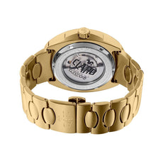 Load image into Gallery viewer, Claro Men&#39;s Sports Star Gold Tone Automatic Watch